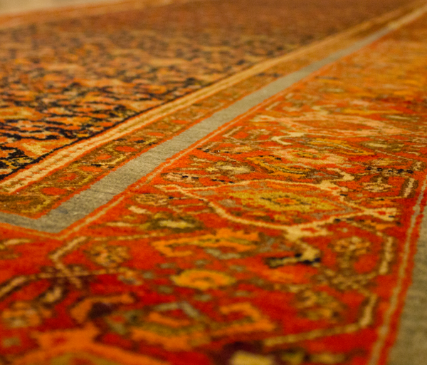 turkish silk carpet