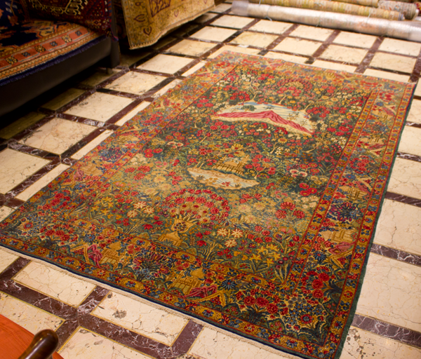 kirman rug carpet
